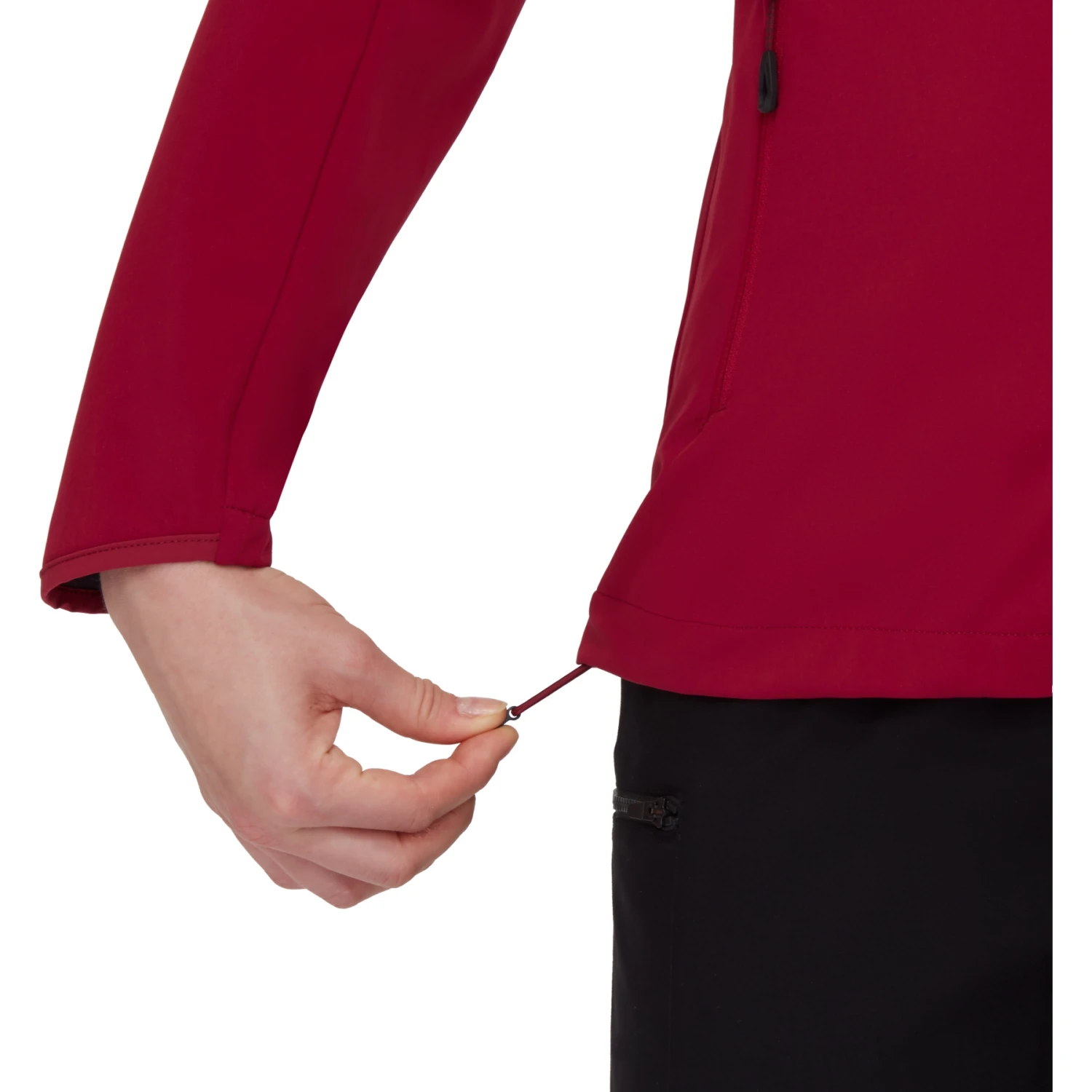 Mammut Ultimate Comfort Softshell Jas Met Capuchon Dames - Blood Red 9 Mammut Ultimate Comfort Softshell Jas Met Capuchon Dames - Blood Red - Afbeelding 7