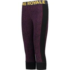 Mons Royale Cascade Merino Flex Dames 3/4 Tights - Winter Leopard