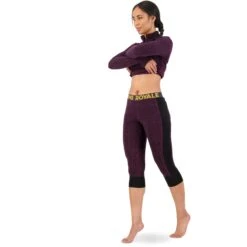 Mons Royale Cascade Merino Flex Dames 3/4 Tights - Winter Leopard -Winkel Voor Buitensportartikelen mons royale cascade merino flex 200 3 4 leggings women winter leopard 4 1074327