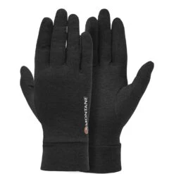 Montane Dart Dames Lichtgewicht Binnenhandschoenen - Zwart -Winkel Voor Buitensportartikelen montane dart women s liner gloves black 1 1444195