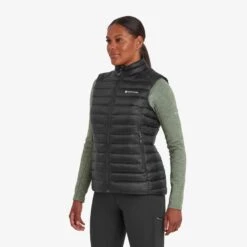 Montane Anti-Freeze Dames Donzen Bodywarmer - Zwart 15 Montane Anti-Freeze Dames Donzen Bodywarmer - Zwart -Winkel Voor Buitensportartikelen montane womens anti freeze packable down gilet black 6 1349144