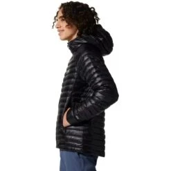 Mountain Hardwear Ghost Whisperer/2 Donsjack Met Capuchon - Zwart -Winkel Voor Buitensportartikelen mountain hardwear ghost whisperer 2 hoody down jacket black 6 1551134