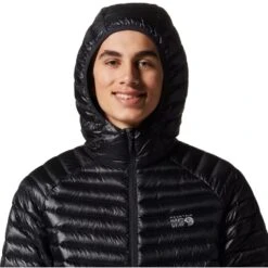 Mountain Hardwear Ghost Whisperer/2 Donsjack Met Capuchon - Zwart -Winkel Voor Buitensportartikelen mountain hardwear ghost whisperer 2 hoody down jacket black 7 1551135