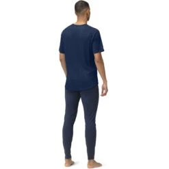 Norrona PureUll Hemd Met Korte Mouwen Heren - Indigo Night -Winkel Voor Buitensportartikelen norrona pureull t shirt men indigo night 4 1257783
