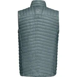 Norrona Trollveggen Superlight Down850 Donzen Bodywarmer Heren - North Atlantic/Sulphur Spring -Winkel Voor Buitensportartikelen norrona trollveggen superlight down850 vest men north atlantic sulphur spring 2 1258573