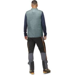 Norrona Trollveggen Superlight Down850 Donzen Bodywarmer Heren - North Atlantic/Sulphur Spring -Winkel Voor Buitensportartikelen norrona trollveggen superlight down850 vest men north atlantic sulphur spring 4 1258575