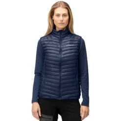 Norrona Trollveggen Superlight Down850 Donzen Bodywarmer Dames - Indigo Night