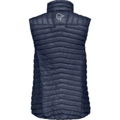 Norrona Trollveggen Superlight Down850 Donzen Bodywarmer Dames - Indigo Night -Winkel Voor Buitensportartikelen norrona trollveggen superlight down850 vest women indigo night 2 1258598