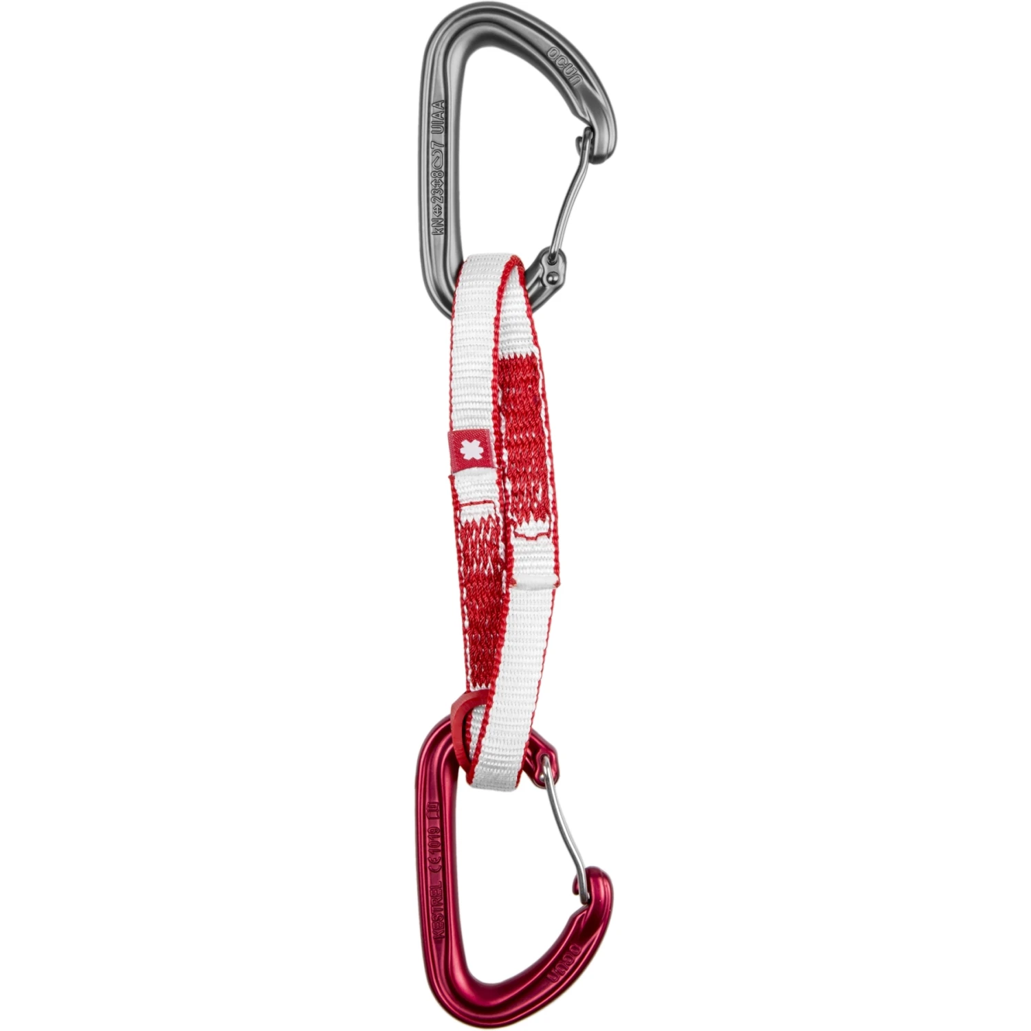 Ocun Ocún Kestrel QD St-Sling Set Dyn Quickdraw - 12 Mm - 40 Cm - Rood 3 Ocun Ocún Kestrel QD St-Sling Set Dyn Quickdraw - 12 Mm - 40 Cm - Rood