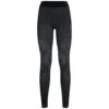 Odlo Kinship Performance Wool Warm Onderbroek Dames - Black Melange