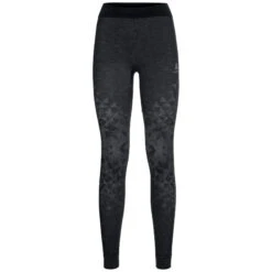 Odlo Kinship Performance Wool Warm Onderbroek Dames - Black Melange
