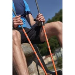 ONE WAY Team Vario MAG - Nordic Walking Stokken (Paar) - Asphalt/blue -Winkel Voor Buitensportartikelen one way team vario mag oz0122 05 1216765 1