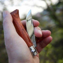 Opinel Mes No 08 Padouk - Roestvrij -Winkel Voor Buitensportartikelen opinel messer n08 pakouk 06 1336905