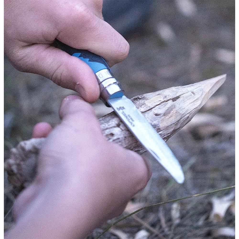 Opinel Zakmes - No 07 Outdoor Junior - Roestvrij - Blauw 5 Opinel Zakmes - No 07 Outdoor Junior - Roestvrij - Blauw - Afbeelding 3