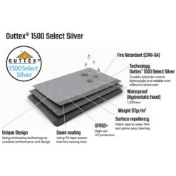 Outwell Event Lounge L Zijwand - 2 St. - Zwart / Grijs -Winkel Voor Buitensportartikelen outwell event lounge l side wall w zipper 2 pcs black grey 4 1374376