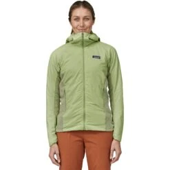 Patagonia Nano-Air Light Hybrid Jas Met Capuchon Dames - Friend Green