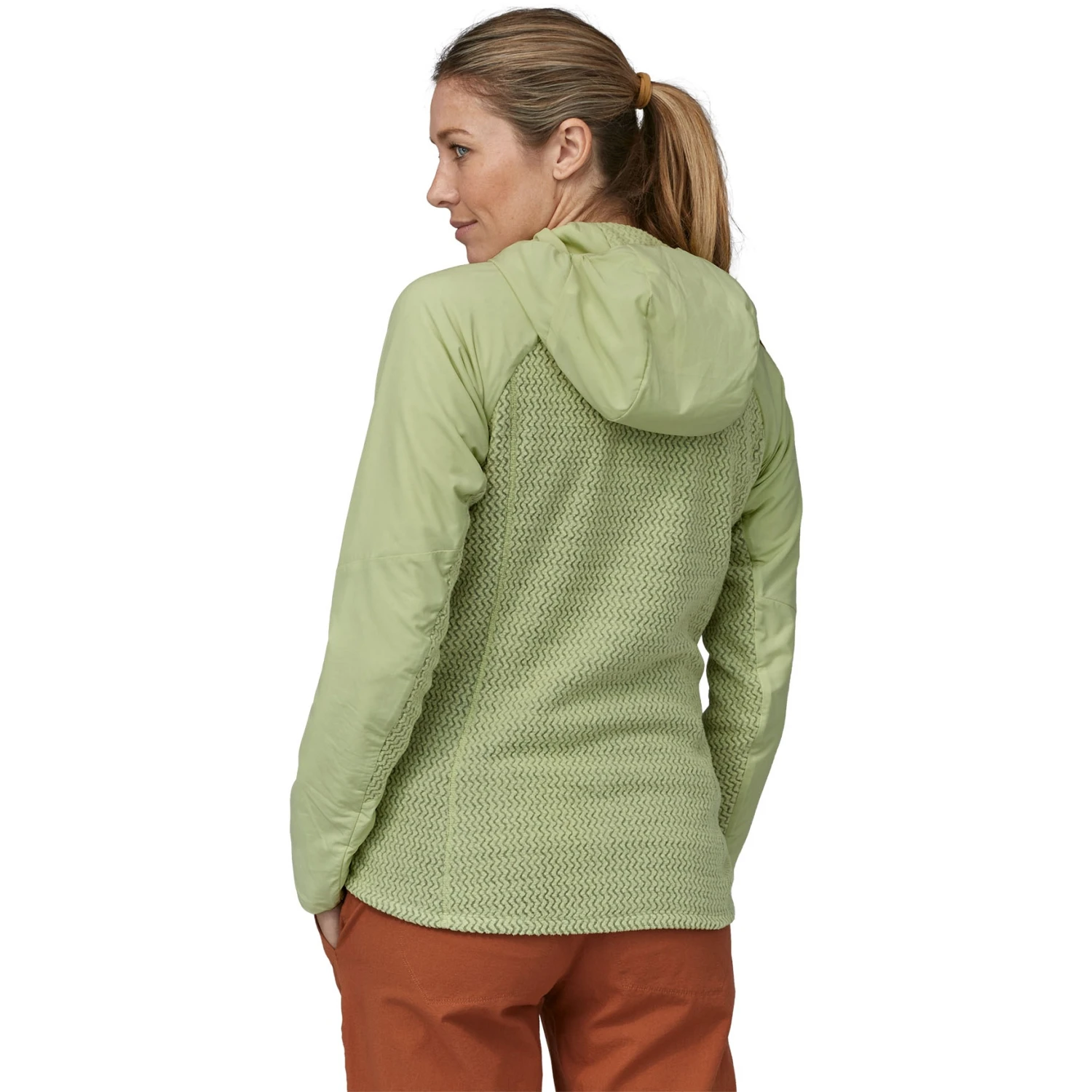 Patagonia Nano-Air Light Hybrid Jas Met Capuchon Dames - Friend Green 5 Patagonia Nano-Air Light Hybrid Jas Met Capuchon Dames - Friend Green - Afbeelding 3