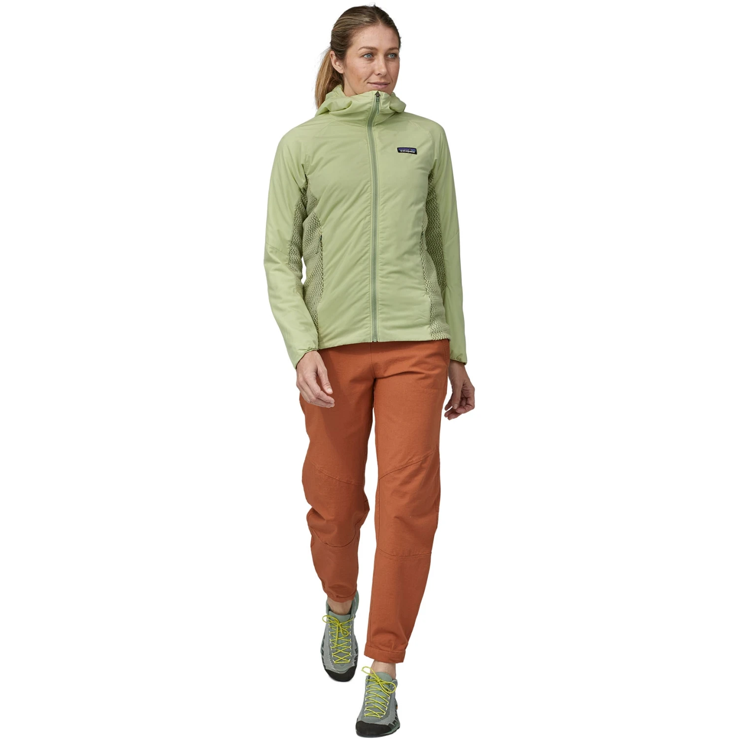 Patagonia Nano-Air Light Hybrid Jas Met Capuchon Dames - Friend Green 6 Patagonia Nano-Air Light Hybrid Jas Met Capuchon Dames - Friend Green - Afbeelding 4
