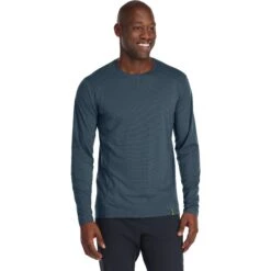 Rab Syncrino Base Shirt Met Lange Mouwen - Orion Blue 11 Rab Syncrino Base Shirt Met Lange Mouwen - Orion Blue -Winkel Voor Buitensportartikelen rab syncrino base longsleeve tee orion blue 1 1277848