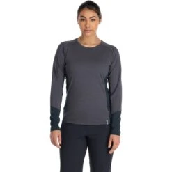 Rab Syncrino Base Dames Shirt Met Lange Mouwen - Graphene -Winkel Voor Buitensportartikelen rab syncrino base women s longsleeve tee graphene 4 1277866