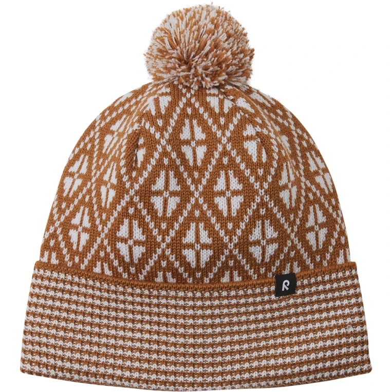 Reima Kuurassa Kinder Pomponmuts - Cinnamon Brown 1491 4 Reima Kuurassa Kinder Pomponmuts - Cinnamon Brown 1491 - Afbeelding 2