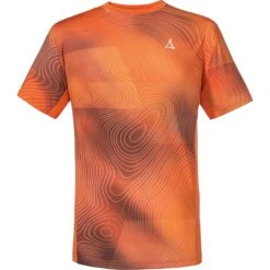 Schöffel Ardal T-Shirt - Red Orange 5360 -Winkel Voor Buitensportartikelen schoeffel ardal t shirt red orange 5360 1 1378082
