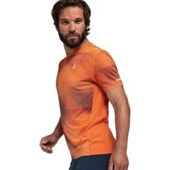 Schöffel Ardal T-Shirt - Red Orange 5360 -Winkel Voor Buitensportartikelen schoeffel ardal t shirt red orange 5360 3 1513819