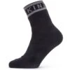 SealSkinz Mautby Waterdichte Enkellange Sokken Voor Warm Weer Met Hydrostop - Zwart/Grijs -Winkel Voor Buitensportartikelen sealskinz waterproof warm weather ankle length socks with hydrostop black grey 1 1522736