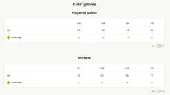 Jack Wolfskin Easy Entry Kinder Handschoenen - Night Blue -Winkel Voor Buitensportartikelen sizechartjackwolfskin 1539245 1