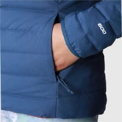 The North Face Belleview Stretch Donsjas Dames - Shady Blue -Winkel Voor Buitensportartikelen the north face womens belleview stretch down hoodie shady blue 10 1295426
