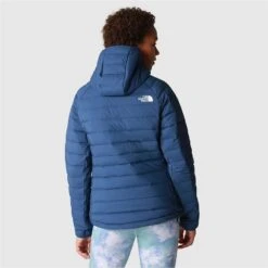 The North Face Belleview Stretch Donsjas Dames - Shady Blue -Winkel Voor Buitensportartikelen the north face womens belleview stretch down hoodie shady blue 5 1295420