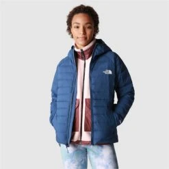 The North Face Belleview Stretch Donsjas Dames - Shady Blue -Winkel Voor Buitensportartikelen the north face womens belleview stretch down hoodie shady blue 7 1295423
