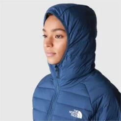 The North Face Belleview Stretch Donsjas Dames - Shady Blue -Winkel Voor Buitensportartikelen the north face womens belleview stretch down hoodie shady blue 9 1295425