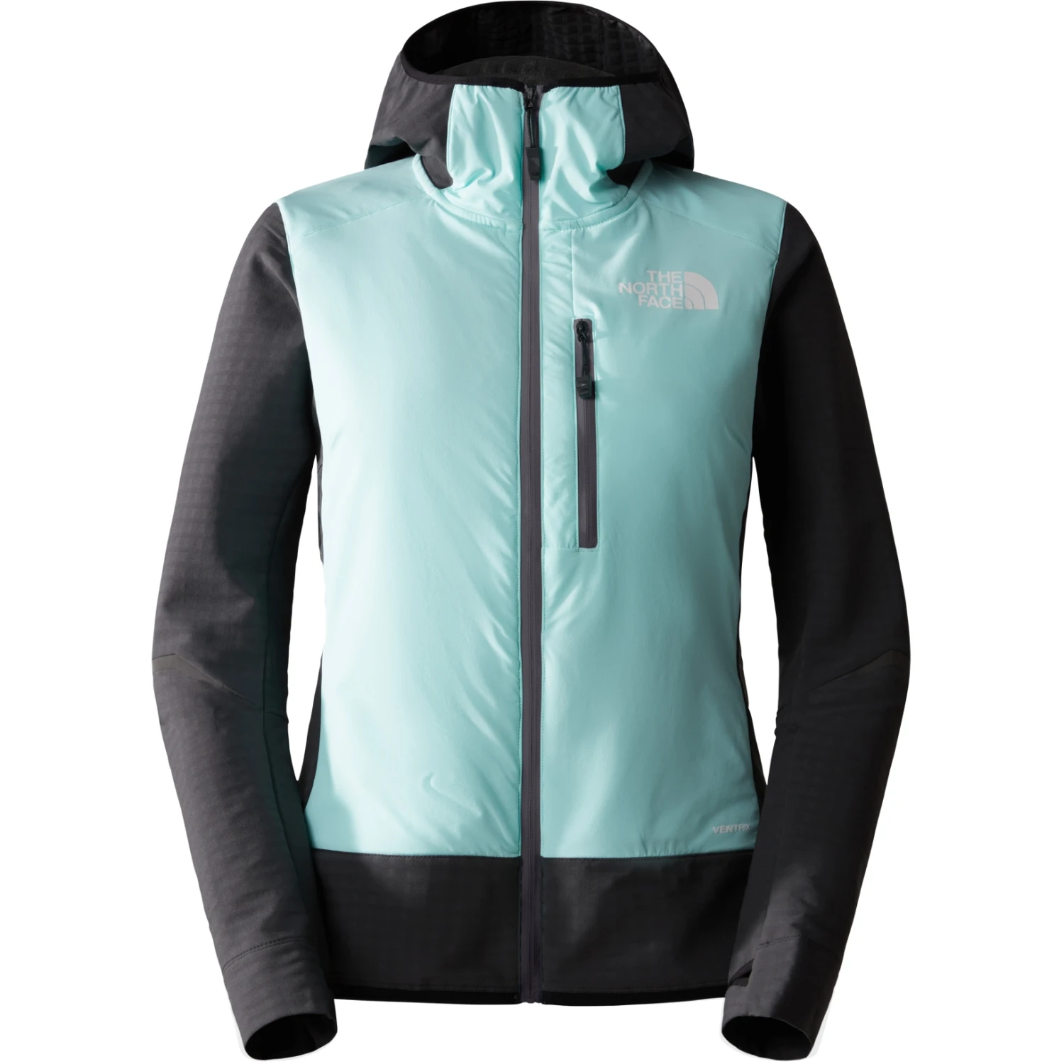 The North Face Dawn Turn Hybrid Ventrix™ Midlayer Jas Dames - Asphalt Grey/Powder Teal 5 The North Face Dawn Turn Hybrid Ventrix™ Midlayer Jas Dames - Asphalt Grey/Powder Teal - Afbeelding 3