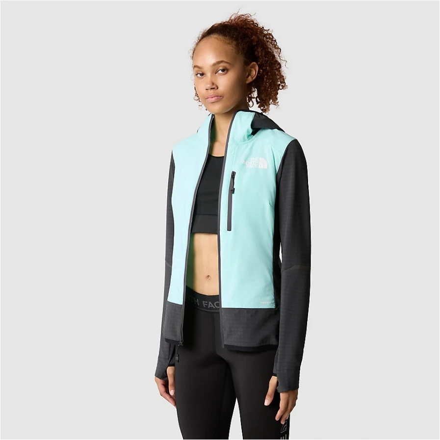 The North Face Dawn Turn Hybrid Ventrix™ Midlayer Jas Dames - Asphalt Grey/Powder Teal 8 The North Face Dawn Turn Hybrid Ventrix™ Midlayer Jas Dames - Asphalt Grey/Powder Teal - Afbeelding 6