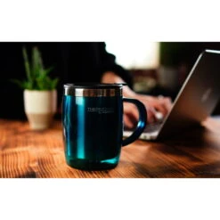 THERMOS® TC Desktop Cup 0.35L Thermo Mok - Bordeaux Paars Gepolijst -Winkel Voor Buitensportartikelen thermos 4059256035 desktop mug f 1491461