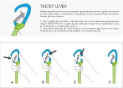 Climbing Technology Nimble Tricky Karabijnhaak + Lus -Winkel Voor Buitensportartikelen tricky 2e693fywnj nimble tricky karabiner schlinge fixit 3 esp 880956