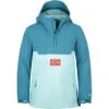 Trollkids Kirkenes Waterproof Girls Anorak - Teal/Aqua