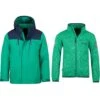 Trollkids Preikestolen Waterproof Kids 3in1 Jacket - Pepper Green/Navy -Winkel Voor Buitensportartikelen trollkids preikestolen kids 3in1 jacket pepper green navy 2 1270622