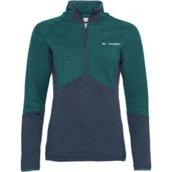 Vaude Larice HZ Dames Fleece Jas - Mallard Green -Winkel Voor Buitensportartikelen vaude womens larice hz fleece jacket mallard green 2 1508569