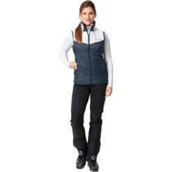 Vaude Sesvenna Dames Vest IV - Dark Sea/white -Winkel Voor Buitensportartikelen vaude womens sesvenna vest iv dark sea white 7 1510911
