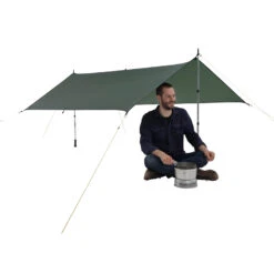 Nordisk Voss 5 ULW Tarp - Forest Green -Winkel Voor Buitensportartikelen voss 5 ulw 117015 nordisk ultra lightweight functional tarp forest green 02 837070