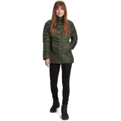 Y By Nordisk Mimi Donzen Mantel Dames - Dark Moss -Winkel Voor Buitensportartikelen y by nordisk mimi short down coat women dark moss 5 1313436