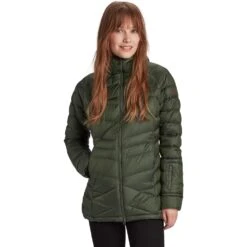Y By Nordisk Mimi Donzen Mantel Dames - Dark Moss