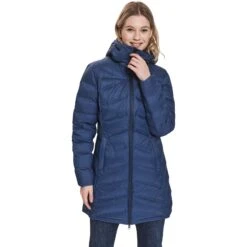 Y By Nordisk Patea Donzen Mantel Dames - Estate Blue